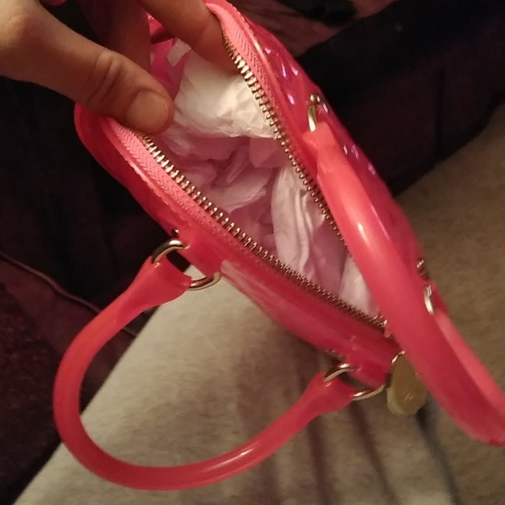 Betsy Johnson jelly mini pink bag - Picture 5 of 5